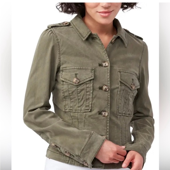 PAIGE Jackets & Blazers - PAIGE Pacey Jacket Military Jacket Size Small Olive Green